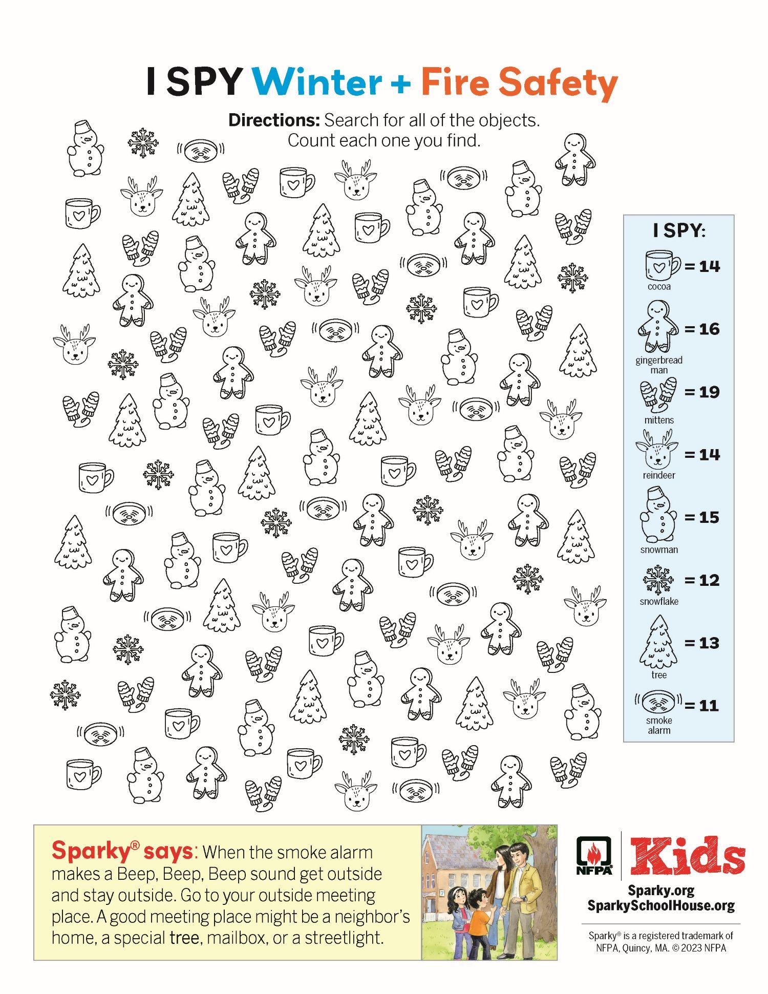 Winter Fire Safety Game