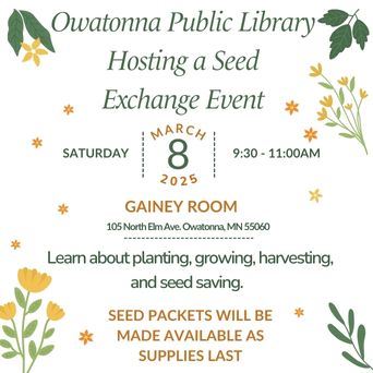 Seed Exchange Web Flyer