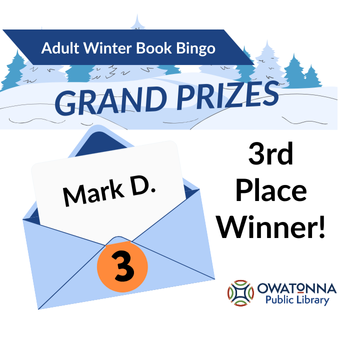 2025 Book Bingo Winners 3 of 4