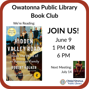 June 9 OPL Book Club